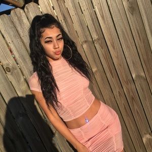 Shirt with matching skirt